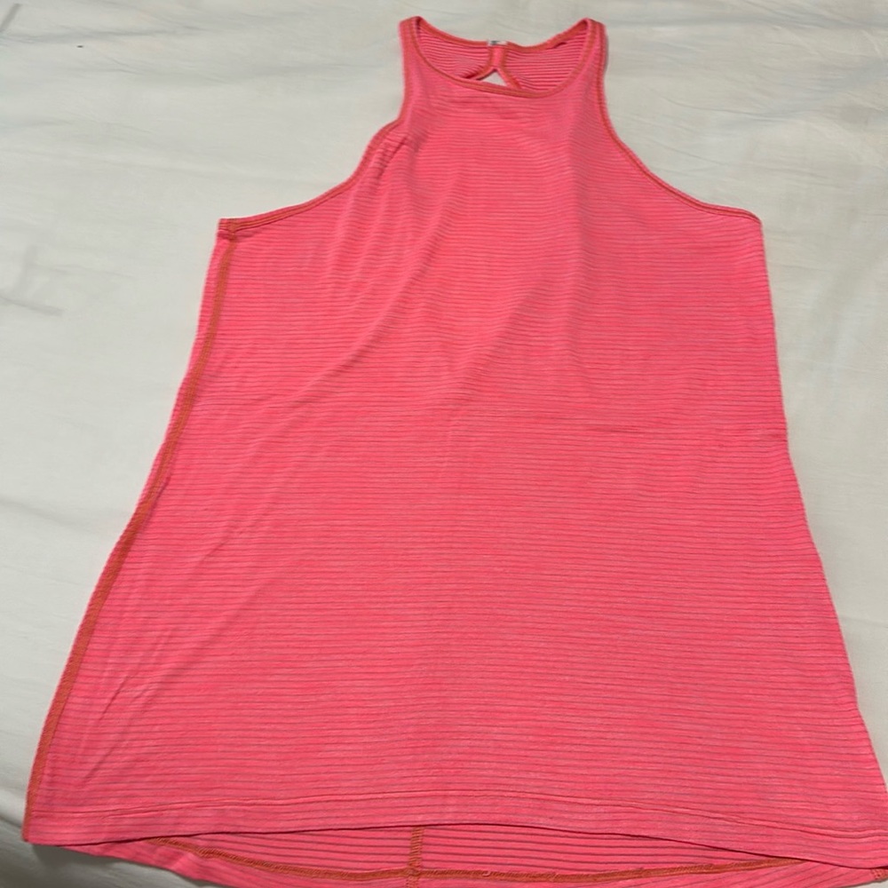 Open Back Pink Lululemon Tank